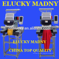 Elucky Computerized embroidery machine price with 7" touch screen for cap t-shirt shoes embroidery